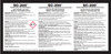 SC-200 Heavy Duty Solvent Based Cleaner/Degreaser Product Label Paper 1/Each
