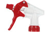 Spray Bottle & Trigger Sprayer 24 FLOZ Plastic Red White 12 Count/Case