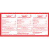 Clean on the Go hdqC2 2 Product Label Vinyl White 1/Each