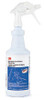 3M 17L Glass Cleaner & Protector Spray Bottle & Trigger Sprayer 1 QT PE Clear White Empty 1/Each