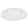 Lid Flat 2.54X0.23 IN 1 Compartment PET Clear For 2 OZ Souffle & Portion Cup 2400/Case