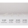 Karat Earth Colossal & Boba Straw 0.394X9 IN PLA Clear Paper Wrapped Straight Cut 1600/Case
