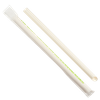 Karat Earth Colossal & Boba Straw 9 IN White Paper Wrapped 40 Count/Box 40 Box/Case 1600 Count/Case
