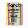 Colossal & Boba Straw 0.394X9 IN Plastic Assorted Cello Wrapped Diagonal Cut 1600/Case