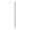 Jumbo Straw 0.23X7.75 IN Paper Black Wrapped 3200/Case