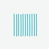 phade® Stirrer 0.115X5 IN PHA Teal Unwrapped 1000 Count/Pack 6 Packs/Case 6000 Count/Case
