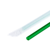 Giant Straw 0.314X9 IN Plastic Green Paper Wrapped 2500/Case