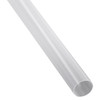 Victoria Bay Jumbo Straw 7.75 IN Plastic Clear Paper Wrapped 500 Count/Pack 24 Packs/Case 12000 Count/Case