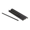 PrimeWare® Jumbo Straw 5.75 IN Paper Black Unwrapped 500 Count/Pack 8 Packs/Case 4000 Count/Case