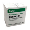 Item Date Use By Food Rotation Label 2X3 IN White Rectangle Dissolvable 250CT 1/Each