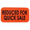 Reduced for Quick Sale Label 1000 Count/Roll 4 Rolls/Case