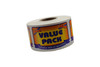 Value Pack Save Meat Value Family Label 2.2X3.6 IN Yellow Red Blue 500 Count/Roll 20 Rolls/Case 10000 Count/Case