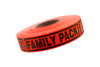 Family Pack Meat General Purpose Label 1X4 IN Black Fluorescent Red Rectangle 500 Count/Roll 25 Rolls/Case