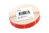 Reduced Label Black Fluorescent Red Stars Short Oval Dayglo 1000 Count/Roll 50 Rolls/Case 50000 Count/Case