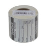 Sunday Prep Item Date Use Trilingual Label 2X2 IN Black Square Dissolvable 250/Roll