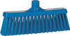 Vikan® General Purpose Broom 12.2X2.4X5.5 IN Blue PP Polyester Stainless Steel Straight Neck Flat 1/Each