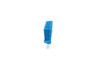 Vikan® General Purpose Broom 12.2X2.4X5.5 IN Blue PP Polyester Stainless Steel Straight Neck Flat 1/Each