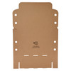 Box 12.75X3.875X20.75 IN Kraft Corrugated Cardboard 32ECT Die Cut Printed 20/Bundle