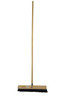 Bristles Indoor Broom 18 IN Black PP Wood Push 1/Each