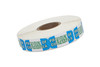 Product of Guatemala Origin Label 0.625X1.25 IN Green Blue White Short Oval 1000 Count/Roll 60 Rolls/Case