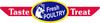 Fresh Poultry Meat Label 0.875X4 IN Yellow Red Blue Ribbon Strap 500 Count/Roll 15 Rolls/Case 7500 Count/Case
