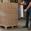 Hand Stretch Film 15.75IN X1476FT Clear LLDPE 47GA 0.47MIL 11.938MIC Steel, Cast Film, One-Sided CL, HP 4 Rolls/Case