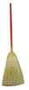 Warehouse Broom 1.125X58 IN Blue Wood Natural Fiber 1/Each
