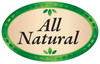 All Natural Bakery Flavor Label 1.25X2 IN Green Oval 4 Color Process 500 Count/Roll 5 Rolls/Sleeve
