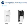 Tork Toilet Paper & Tissue Roll T26 3.75X3.77 IN 625 FT 1PLY White High Capacity Embossed Refill 2000 Sheets/Roll