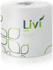 Livi® Toilet Paper & Tissue Roll 4.06X3.74 IN 2PLY White Embossed 1.77IN Core Diameter 400 Sheets/Roll 96 Rolls/Case