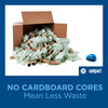 Compact® Toilet Paper & Tissue Roll 4X3.8 IN 1PLY White Coreless High Capacity 3000 Sheets/Roll 18 Rolls/Case
