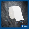 Compact® Toilet Paper & Tissue Roll 3.8X4 IN 1PLY White Coreless Septic Safe 0.625IN Core Diameter 3000 Sheets/Roll
