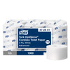 Tork Toilet Paper & Tissue Roll T7 4X3.66 IN 333.333 FT 2PLY White Embossed Coreless Refill 1000 Sheets/Roll