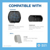 Pacific Blue Ultra™ Toilet Paper & Tissue Roll 4X3.2 IN 2PLY White Coreless EPA Indicator 1700 Sheets/Roll 24 Rolls/Case