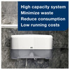 Tork Toilet Paper & Tissue Roll T2 8.38X3.48 IN 750.708 FT 2PLY Jumbo Jr (JRT) Mini Plus 1075 Sheets/Roll 12 Rolls/Case