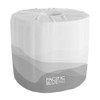 Pacific Blue Basic Toilet Paper & Tissue Roll 4.05X3.8 IN 1PLY White Standard 1210 Sheets/Roll 80 Rolls/Case