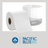 Pacific Blue Basic Toilet Paper & Tissue Roll 4.05X3.8 IN 1PLY White Standard 1210 Sheets/Roll 80 Rolls/Case