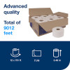 Tork Toilet Paper & Tissue Roll T2 3.48IN X751FT 2PLY White Mini Jumbo Roll Tissue (JRT) Advanced 12/Case