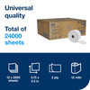 Tork OptiCore® Toilet Paper & Tissue Roll T10 3.5X3.75 IN 583.333 FT 2PLY White Universal 2000 Sheets/Roll