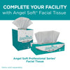 Angel Soft Professional® Toilet Paper & Tissue Roll 4X3.8 IN 2PLY White Embossed EPA Indicator 450 Sheets/Roll