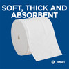 Compact® Toilet Paper & Tissue Roll 4X3.8 IN 2PLY White Embossed Coreless Premium 750 Sheets/Roll 36 Rolls/Case