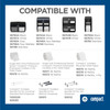 Compact® Toilet Paper & Tissue Roll 4X3.8 IN 2PLY White Embossed Coreless Premium 750 Sheets/Roll 36 Rolls/Case