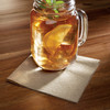 Linen-Like® Beverage Napkins 10X10 IN 5X5 IN Natural Double Reverse Crepe (DRC) 1/4 Fold Non-Embossed 1000/Case