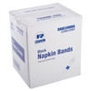 Napkin Bands Black 2500 Count/Pack 8 Packs/Case 20000 Count/Case