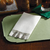 Linen-Like® Dinner Napkins 15X17 IN 8.5X4.25 IN White Airlaid Paper 300/Case
