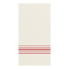 Dinner Napkins White Red Dishtowel Print Paper UltraPLY 800/Case