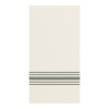 Dinner Napkins White Black Dishtowel Print Tissue Paper Ultra PLY 800/Case
