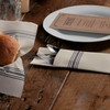 Dinner Napkins 15.5X15.5 IN Black White Dishtowel Print Ultra PLY 750/Case