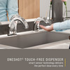 OneShot® Sink Dispenser Plastic Chrome Low Profile Touchless 4/Case