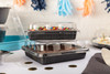 Lid Dome 8X8X1.25 IN PET Clear Square For Cornbread Pan 330/Case